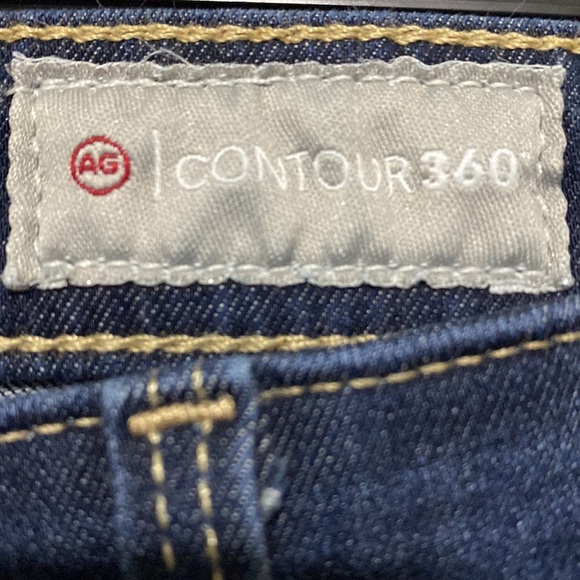 Ag Adriano Goldschmied Women's Dark Wash Prima Cigarette Leg Denim Jeans Size 30 - Picture 9 of 11